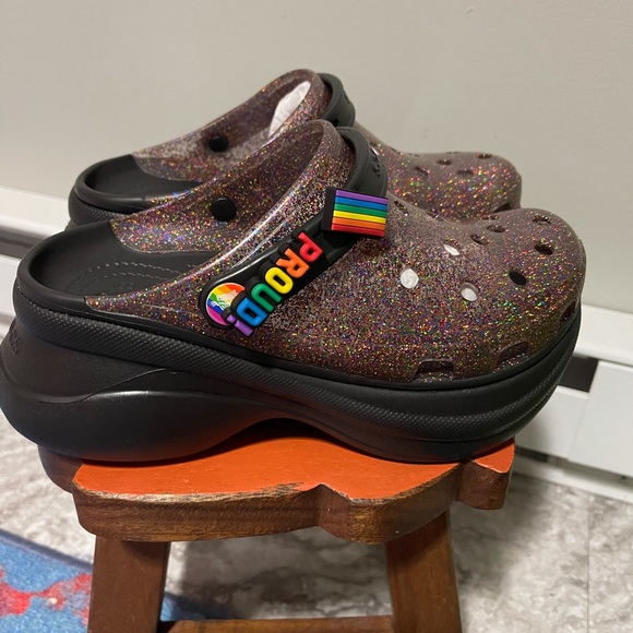pride crocs platform